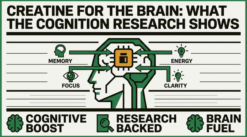 Creatine for the Brain: What the Cognition Research Shows