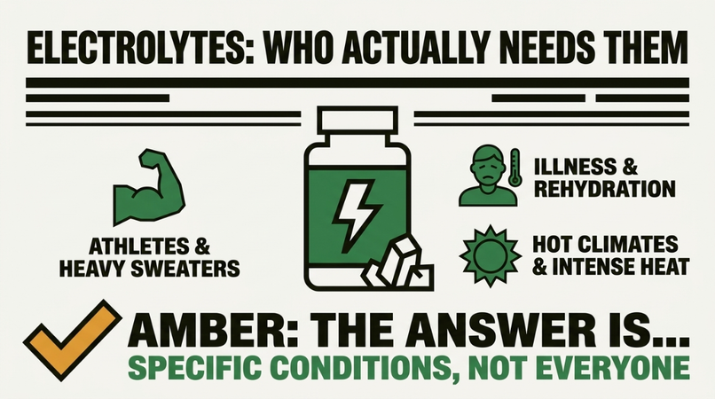 Electrolytes: Who Actually Needs Them