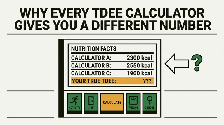 Why Every TDEE Calculator Gives You a Different Number