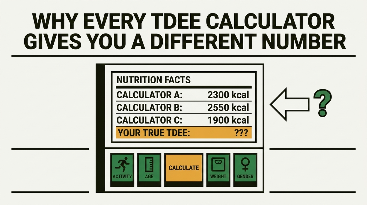 Why Every TDEE Calculator Gives You a Different Number