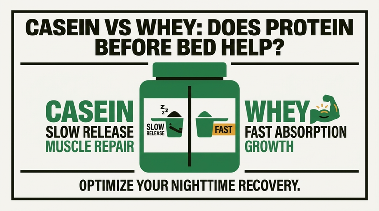 Casein vs Whey: Does Protein Before Bed Help?