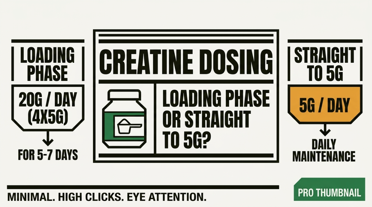 Creatine Dosing: Loading Phase or Straight to 5 g?