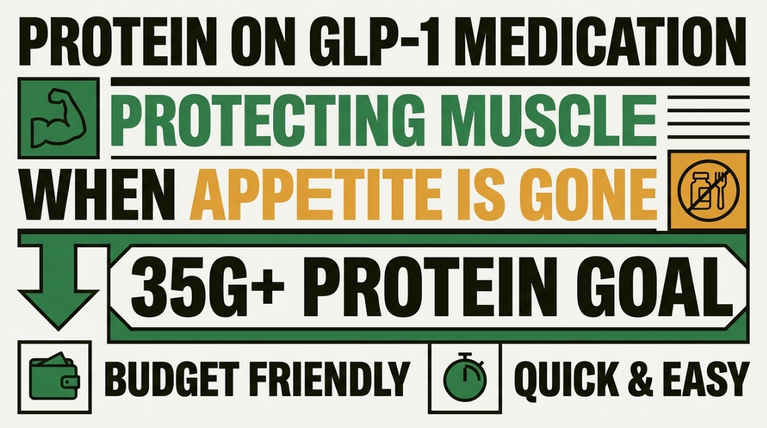 Protein on GLP-1 Medication: Protecting Muscle When Appetite Is Gone