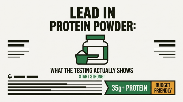 Lead in Protein Powder: What the Testing Actually Shows