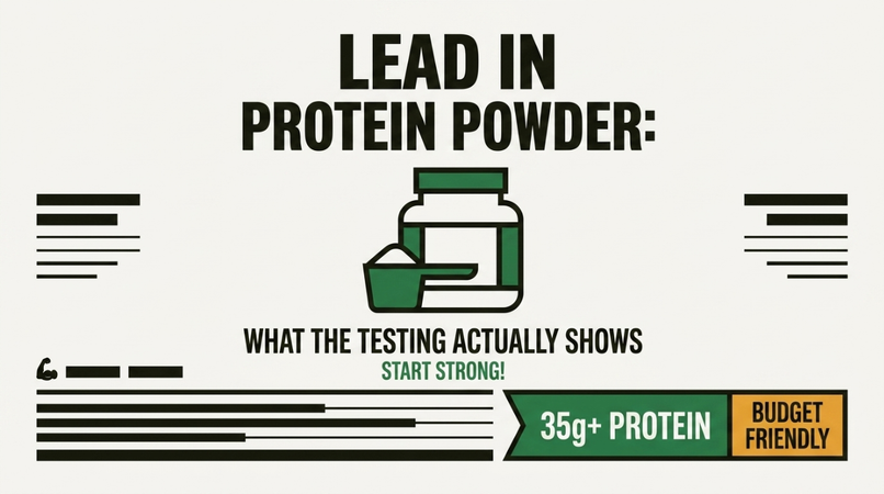 Lead in Protein Powder: What the Testing Actually Shows