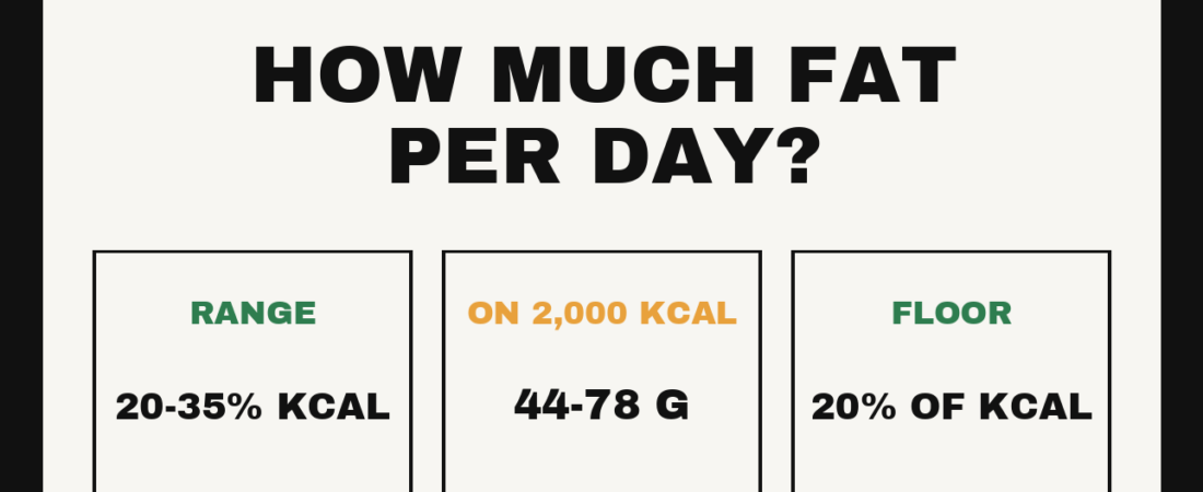 How Much Fat Should You Eat Per Day?