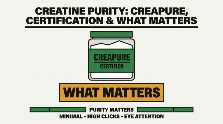 Creatine Purity: Creapure, Certification and What Matters