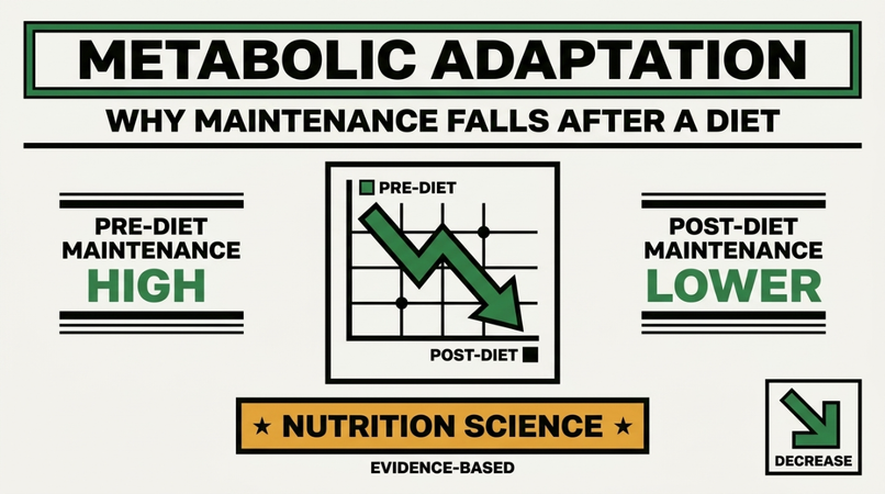 Metabolic Adaptation: Why Maintenance Falls After a Diet