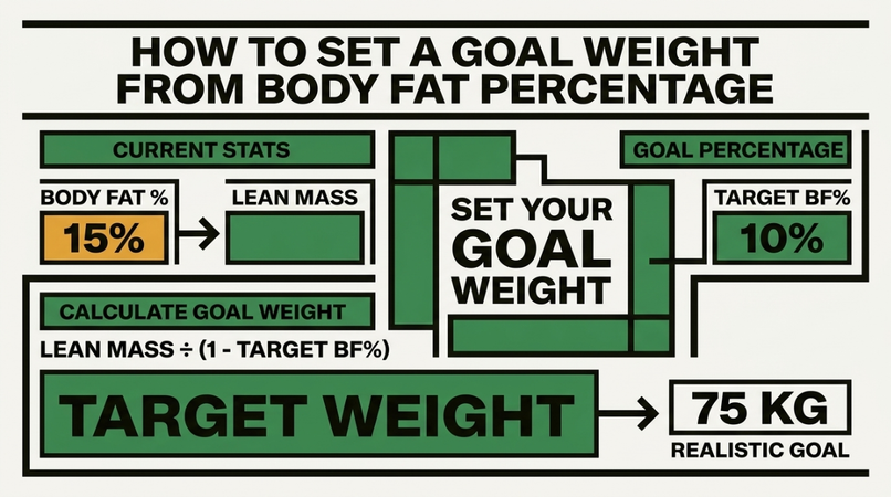 How to Set a Goal Weight From Body Fat Percentage