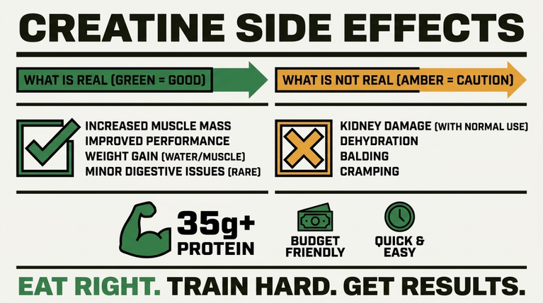 Creatine Side Effects: What Is Real and What Is Not