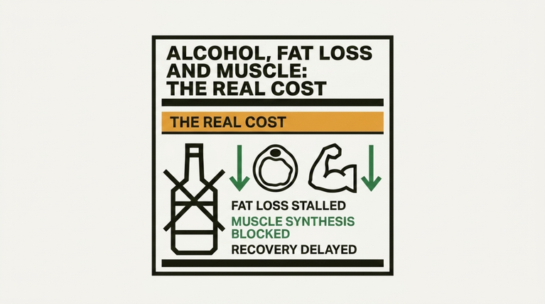 Alcohol, Fat Loss and Muscle: The Real Cost