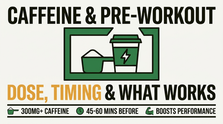 Caffeine and Pre-Workout: Dose, Timing and What Works